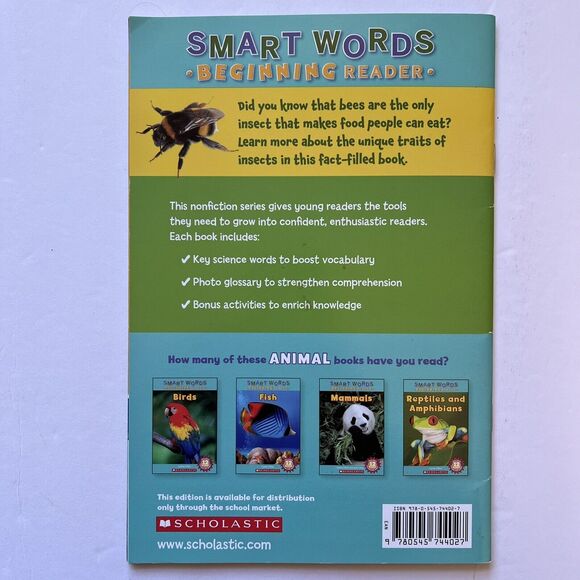 Set of 5 Smart Words Beginning Reader Childrens Books Nature Paperback - Picture 7 of 16